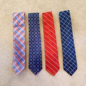 Lot of 4 Ties:  2 x Tommy Hilfiger/2 x Ted Baker